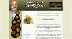 Desktop Screenshot of andersonscandyshop.com